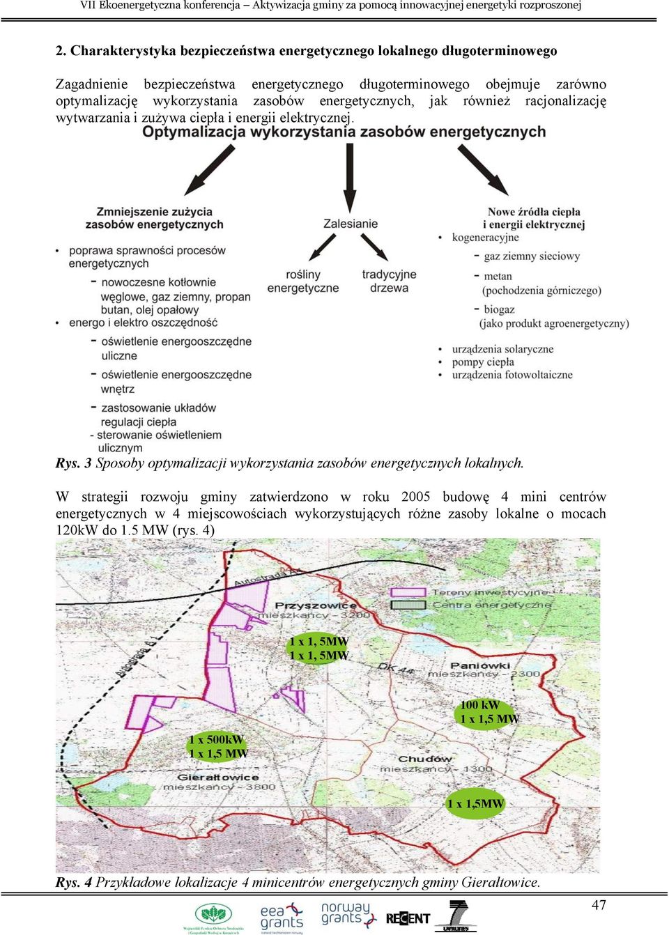 3 Sposoby optymalizacji wykorzystania zasobów energetycznych lokalnych.