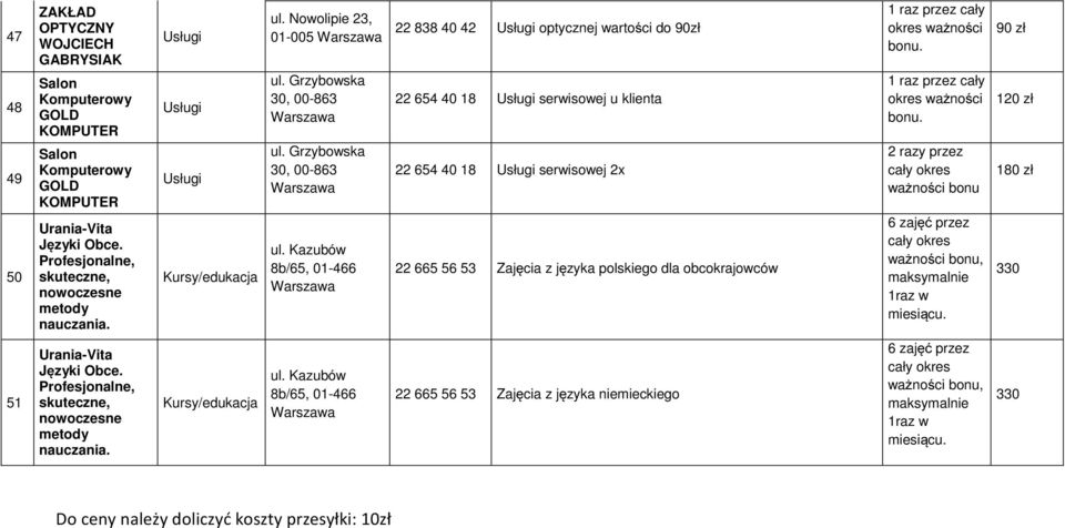 Grzybowska 30, 00-863 ul.