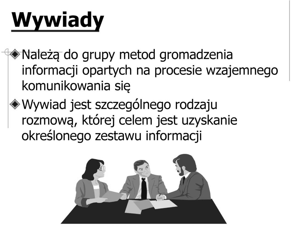 komunikowania się Wywiad jest szczególnego rodzaju