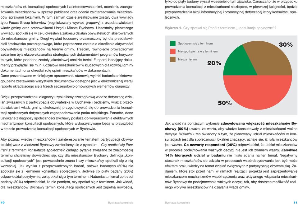 Uczestnicy pierwszego wywiadu spotkali się w celu określenia zakresu działań obywatelskich skierowanych do mieszkańców gminy.