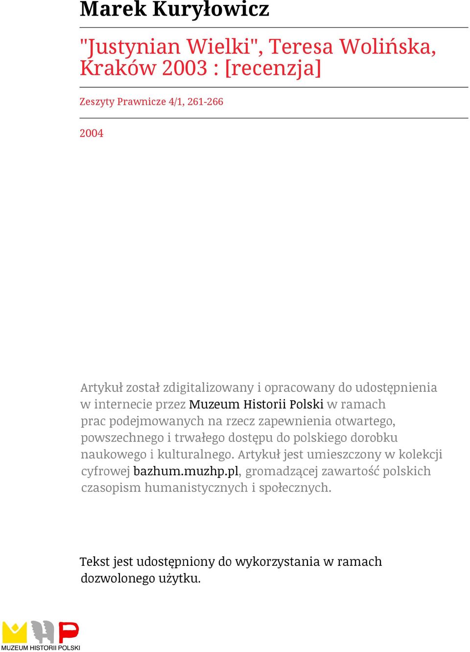 Kraków 2003 : [recenzja]
