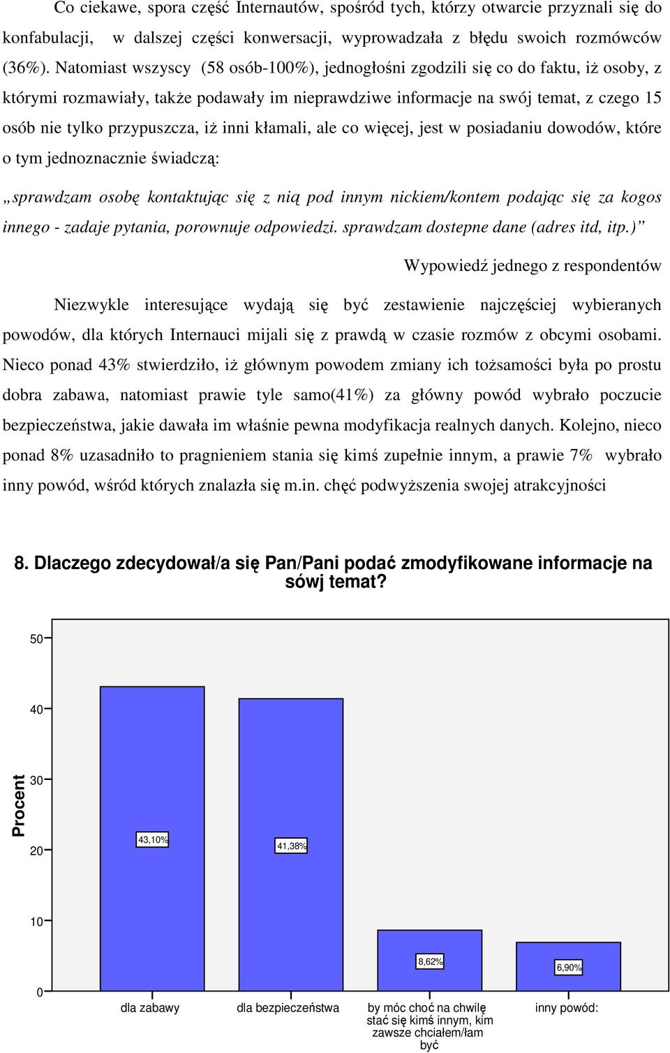 iŝ inni kłamali, ale co więcej, jest w posiadaniu dowodów, które o tym jednoznacznie świadczą: sprawdzam osobę kontaktując się z nią pod innym nickiem/kontem podając się za kogos innego - zadaje