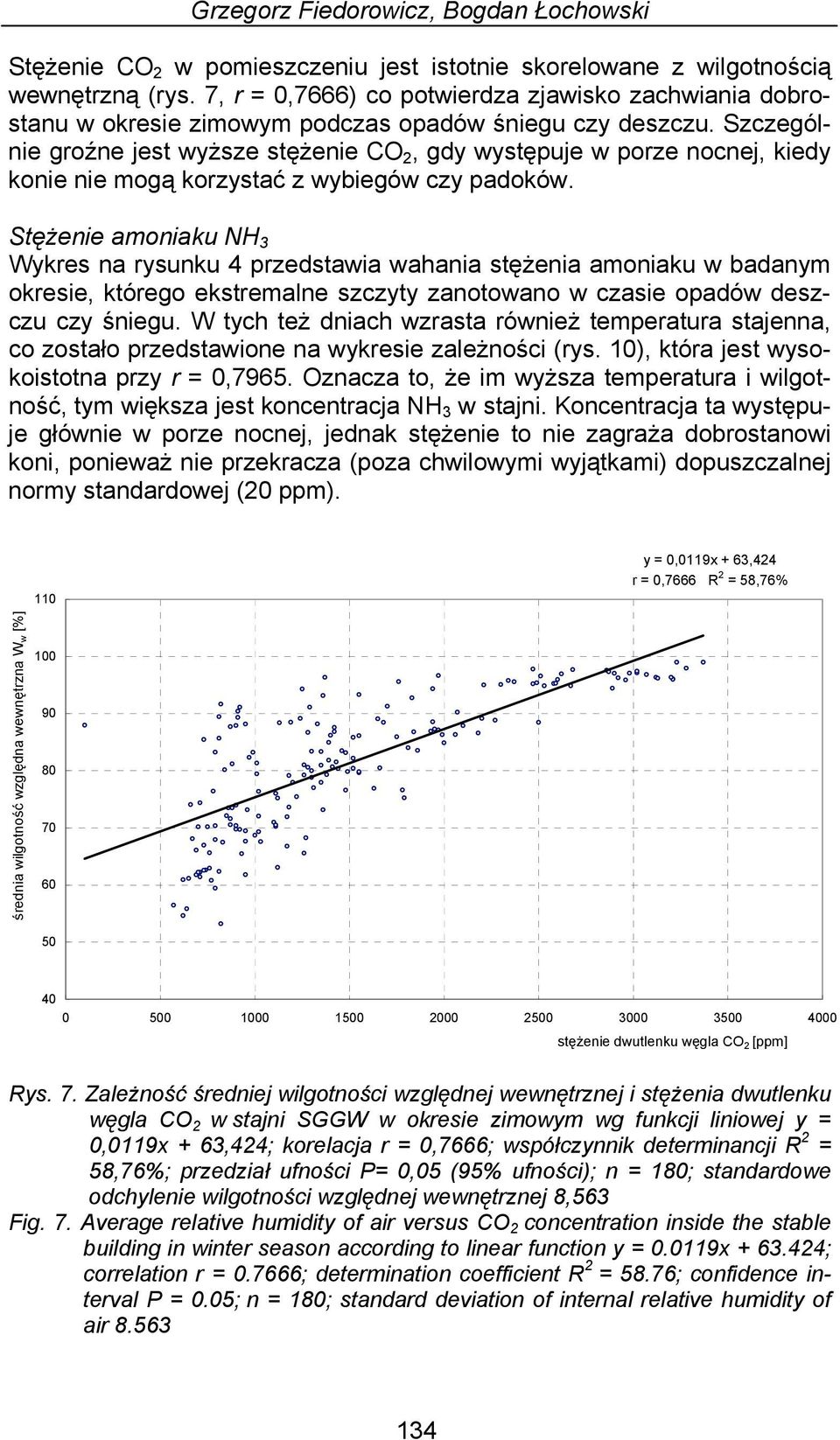 Szczególnie groźne jest wyższe stężenie CO 2, gdy występuje w porze nocnej, kiedy konie nie mogą korzystać z wybiegów czy padoków.