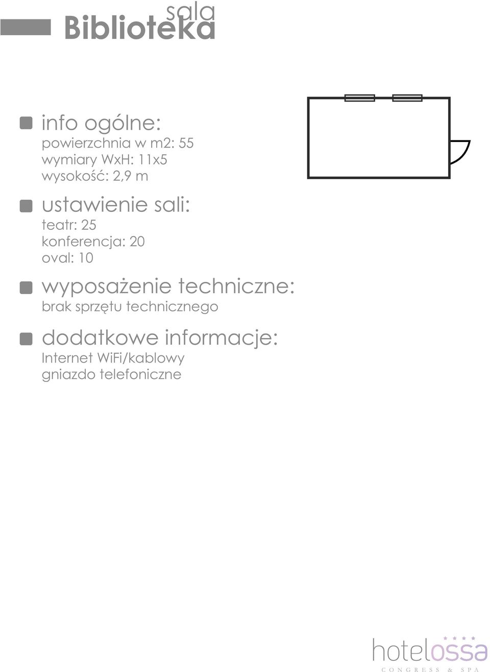 konferencja: 20 oval: 10 brak sprzętu