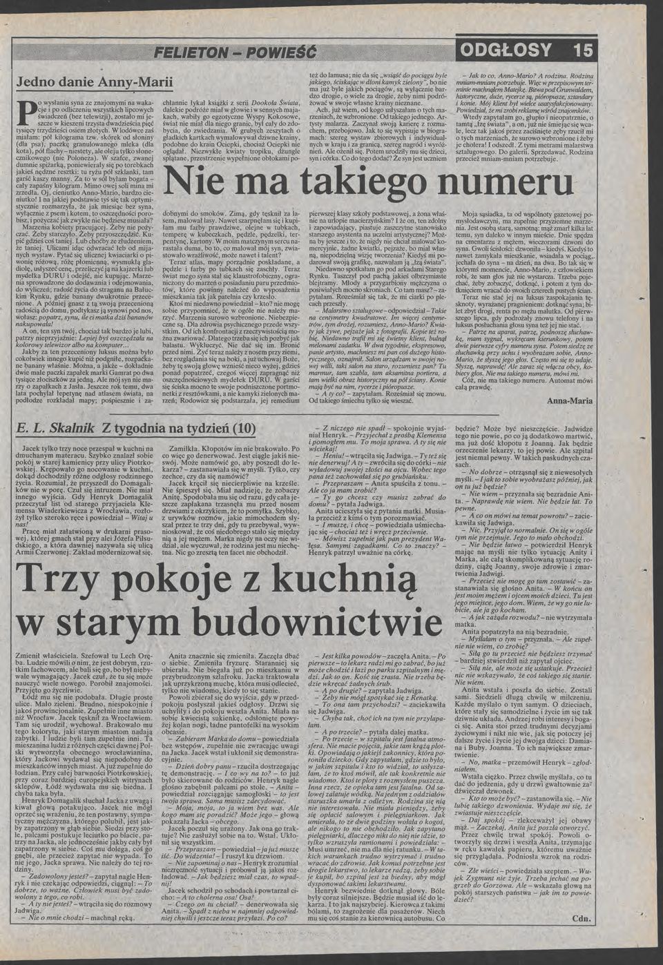 do zwidzania W grubych zszytach o miałam: pól kilograma tzw skórk od słoniny gładkich kartkach wymalowywał dziwn krainy, (dla psa), paczkę granulowango mlka (dla podobn do krain Ocipki, chociaż