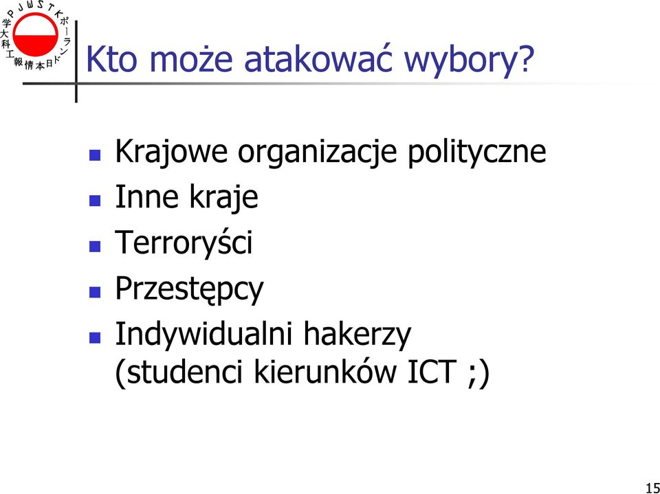 Inne kraje Terroryści Przestępcy