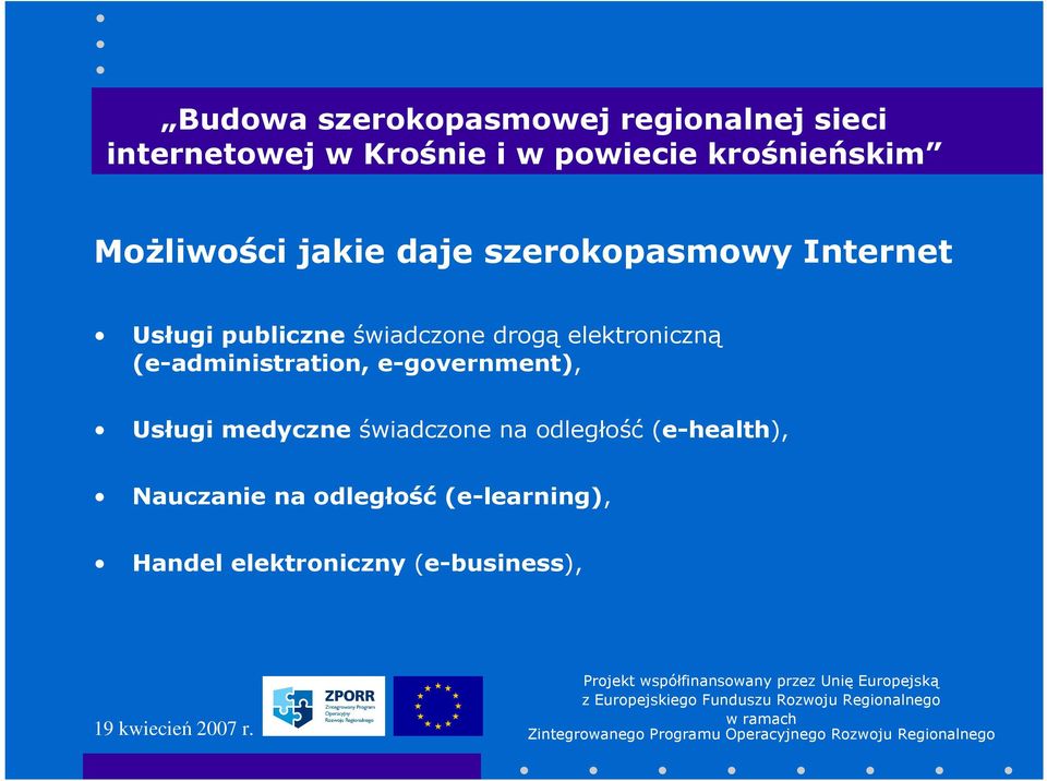 e-government), Usługi medyczne świadczone na odległość