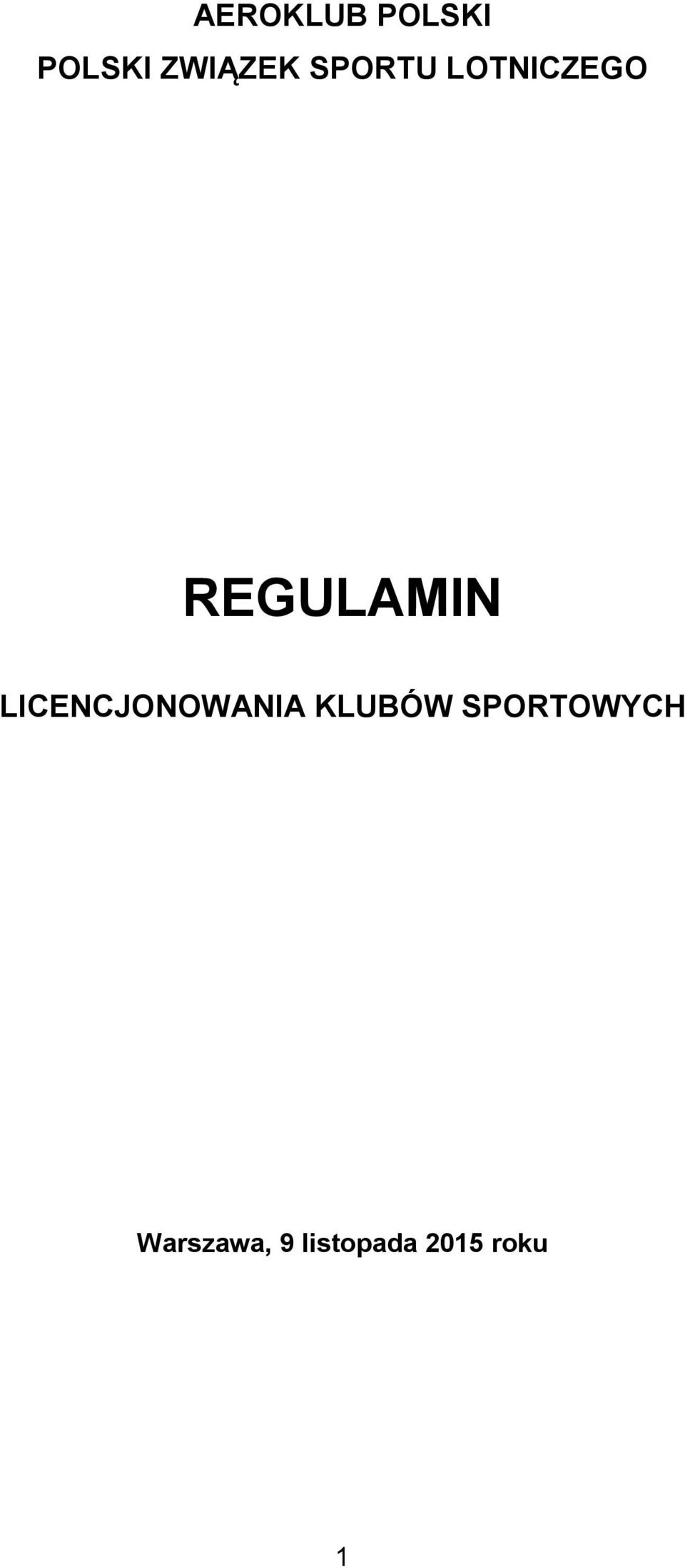 REGULAMIN LICENCJONOWANIA