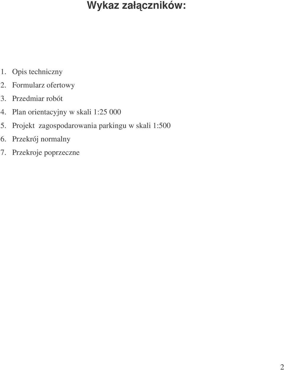 Plan orientacyjny w skali 1:25 000 5.