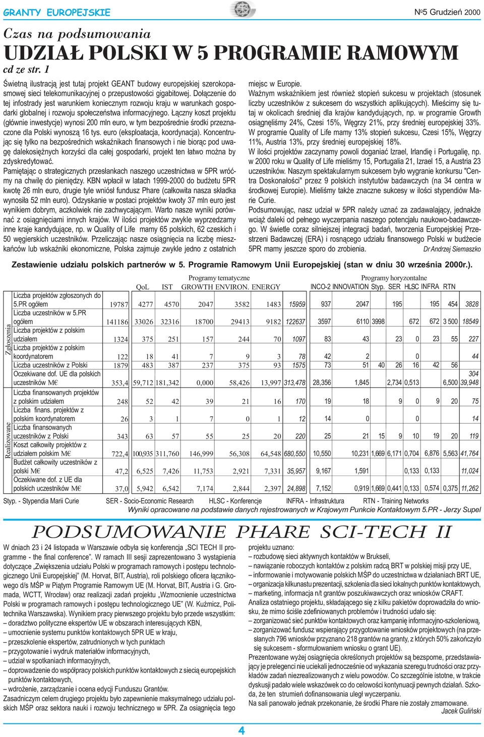 Do³¹czenie do tej infostrady jest warunkiem koniecznym rozwoju kraju w warunkach gospodarki globalnej i rozwoju spo³eczeñstwa informacyjnego.