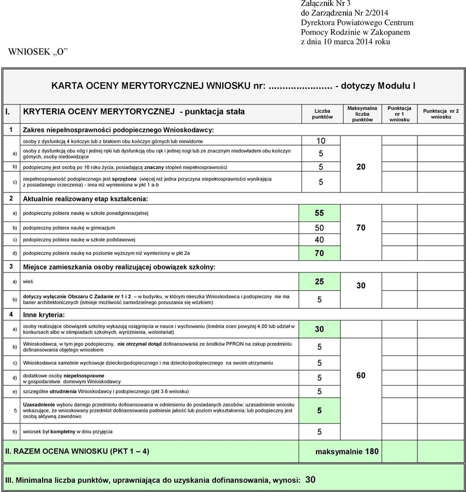 dysfunkcją 4 kończyn lub z brakiem obu kończyn górnych lub niewidome 10 a) osoby z dysfunkcją obu nóg i jednej ręki lub dysfunkcją obu rąk i jednej nogi lub ze znacznym niedowładem obu kończyn