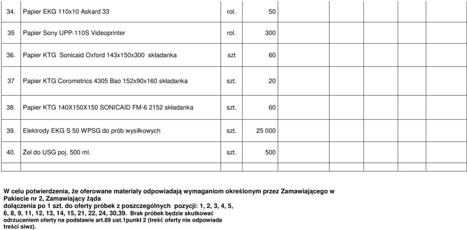 Elektrody EKG S 50 WPSG do prób wysiłkowych szt.