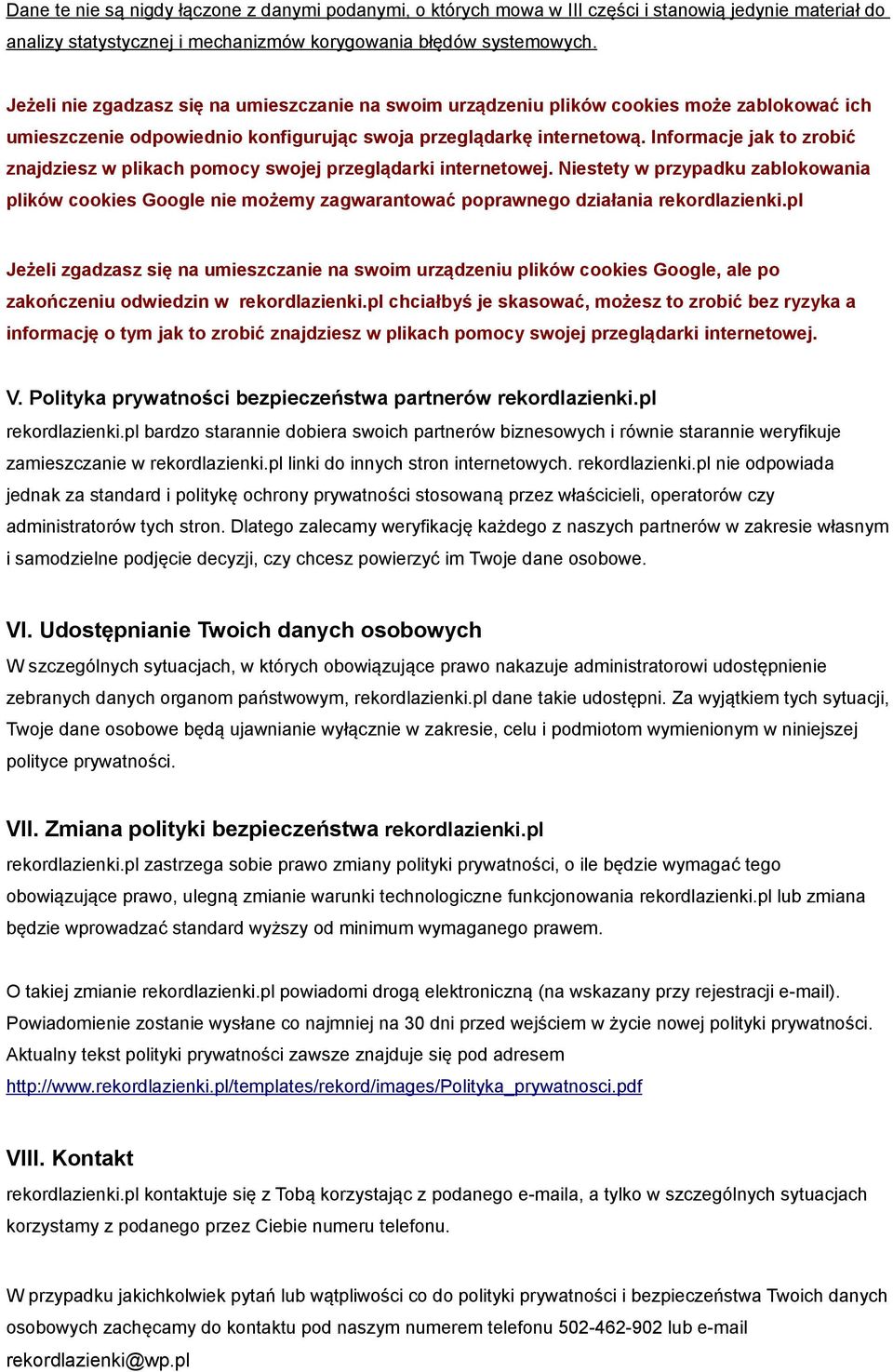 Informacje jak to zrobić znajdziesz w plikach pomocy swojej przeglądarki internetowej.