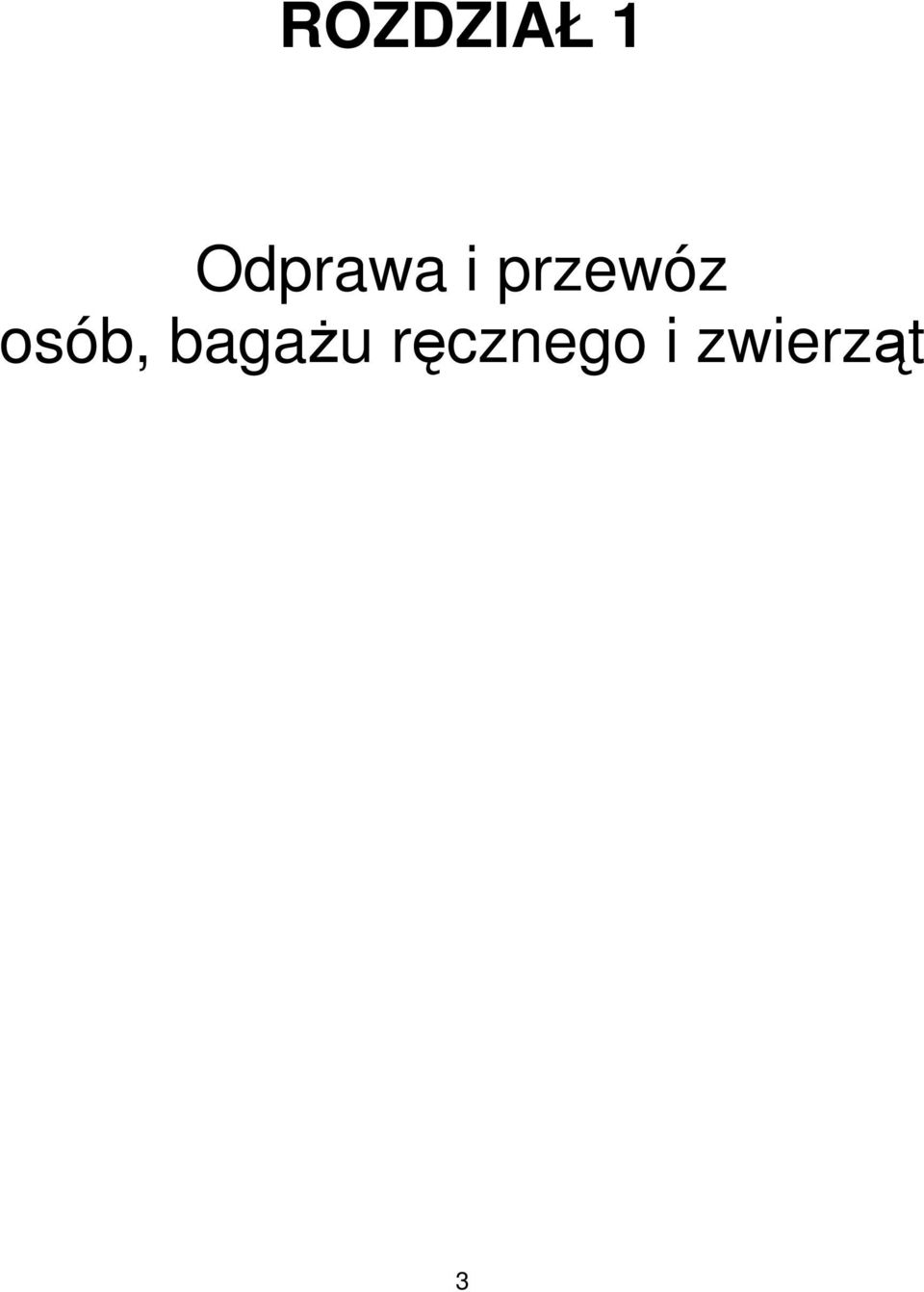 przewóz osób,