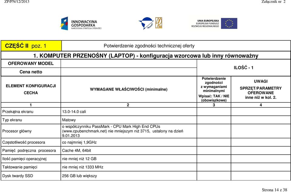 Przekątna ekranu 13.0-14.