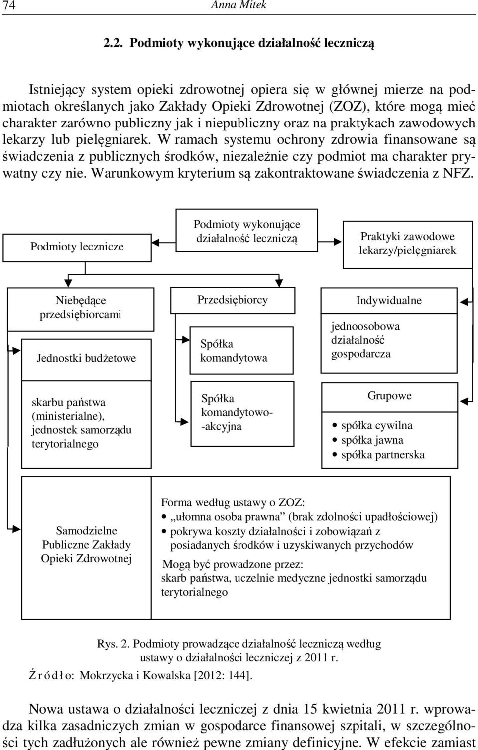 W ramach systemu ochrony zdrowia finansowane są świadczenia z publicznych środków, niezależnie czy podmiot ma charakter prywatny czy nie. Warunkowym kryterium są zakontraktowane świadczenia z NFZ.