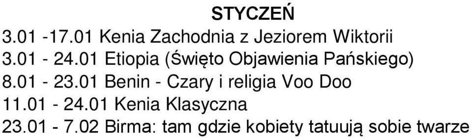 01 Benin - Czary i religia Voo Doo 11.01-24.