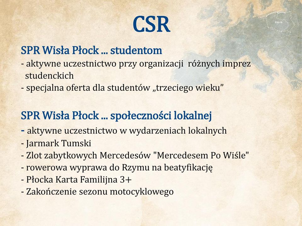 studentów trzeciego wieku SPR Wisła Płock.