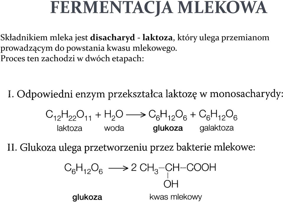 przemianom prowadzącym do powstania kwasu