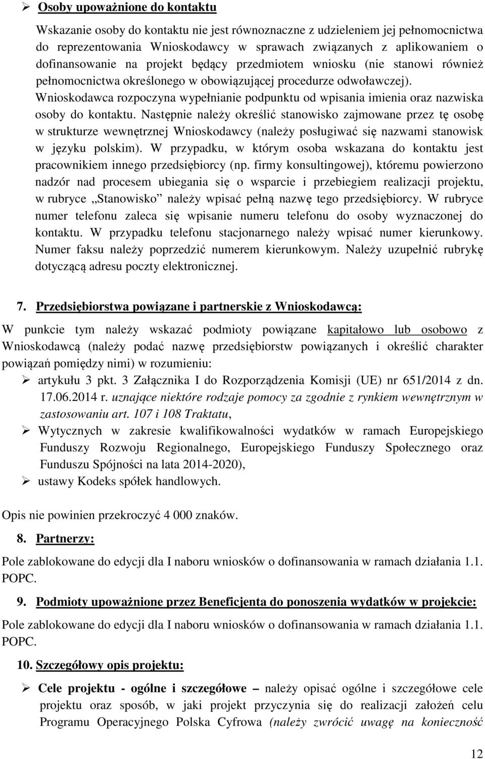 Wnioskodawca rozpoczyna wypełnianie podpunktu od wpisania imienia oraz nazwiska osoby do kontaktu.