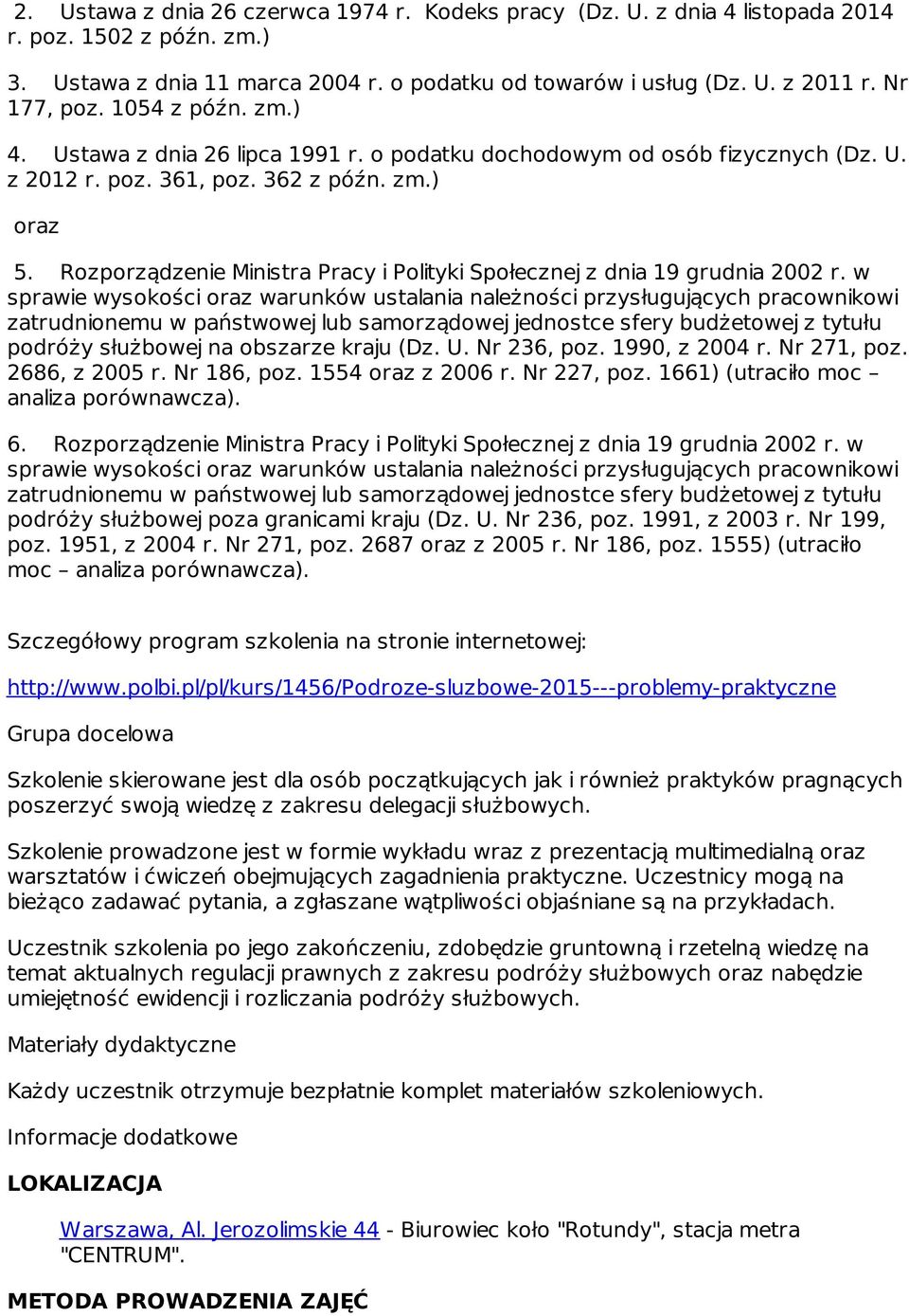 Rozporządzenie Ministra Pracy i Polityki Społecznej z dnia 19 grudnia 2002 r.