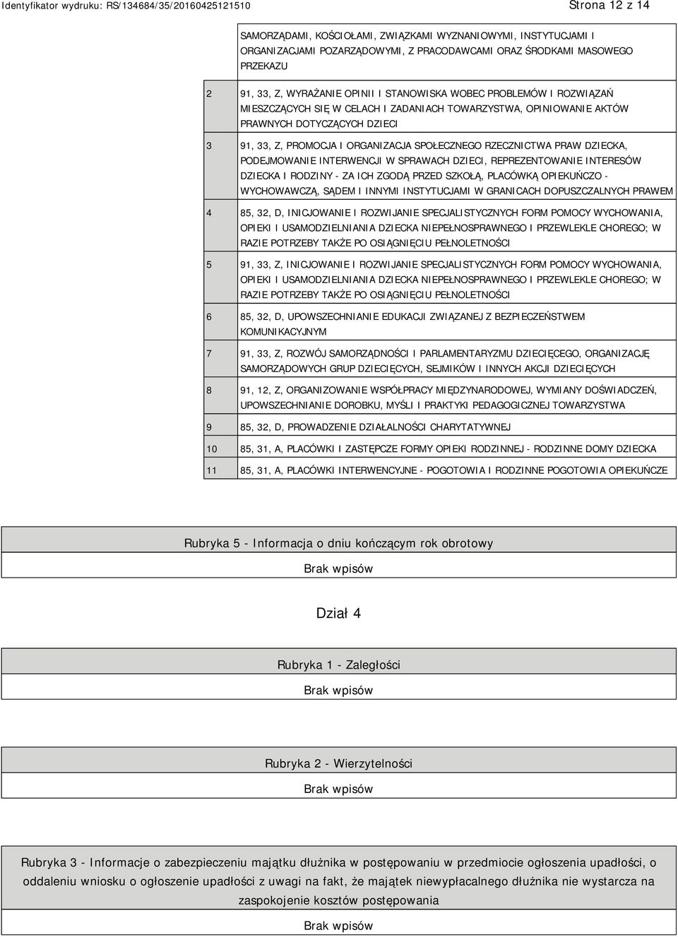 PODEJMOWANIE INTERWENCJI W SPRAWACH DZIECI, REPREZENTOWANIE INTERESÓW DZIECKA I RODZINY - ZA ICH ZGODĄ PRZED SZKOŁĄ, PLACÓWKĄ OPIEKUŃCZO - WYCHOWAWCZĄ, SĄDEM I INNYMI INSTYTUCJAMI W GRANICACH