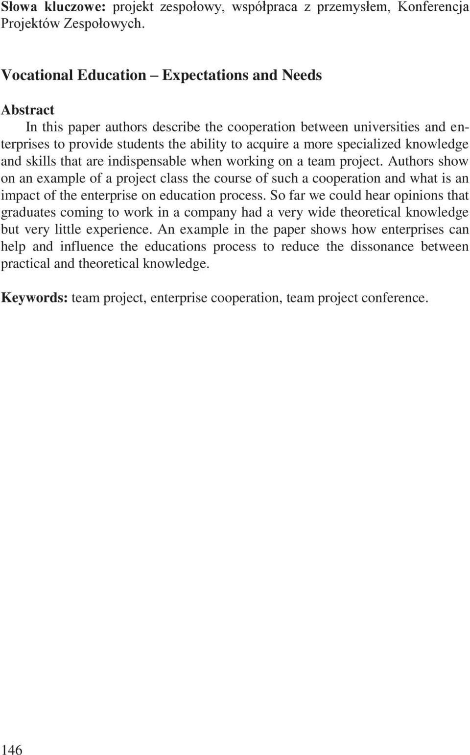 knowledge and skills that are indispensable when working on a team project.