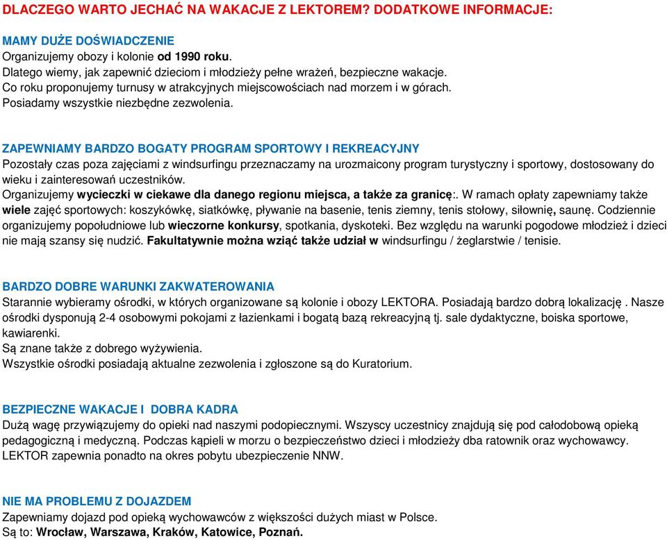 Posiadamy wszystkie niezbędne zezwolenia.