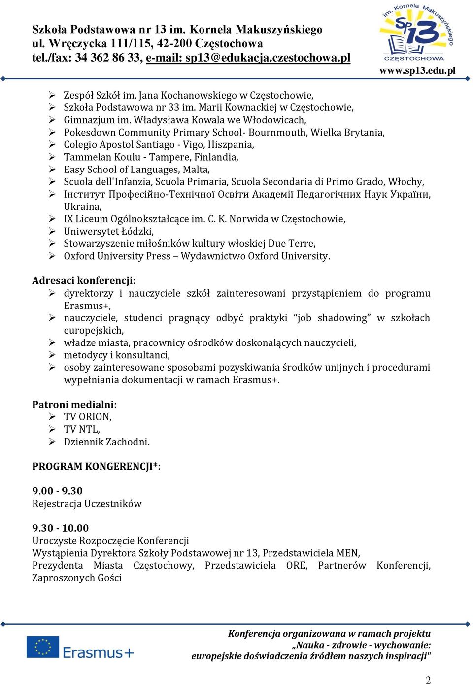 Languages, Malta, Scuola dell'infanzia, Scuola Primaria, Scuola Secondaria di Primo Grado, Włochy, Інститут Професійно-Технічної Освіти Академії Педагогічних Наук України, Ukraina, IX Liceum