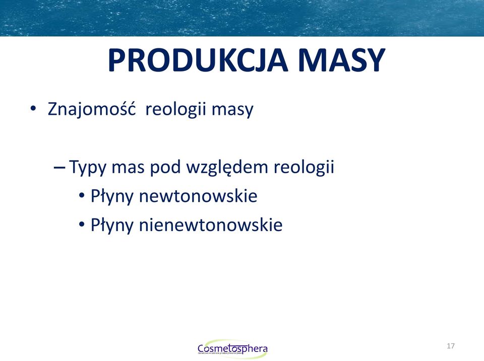 względem reologii Płyny