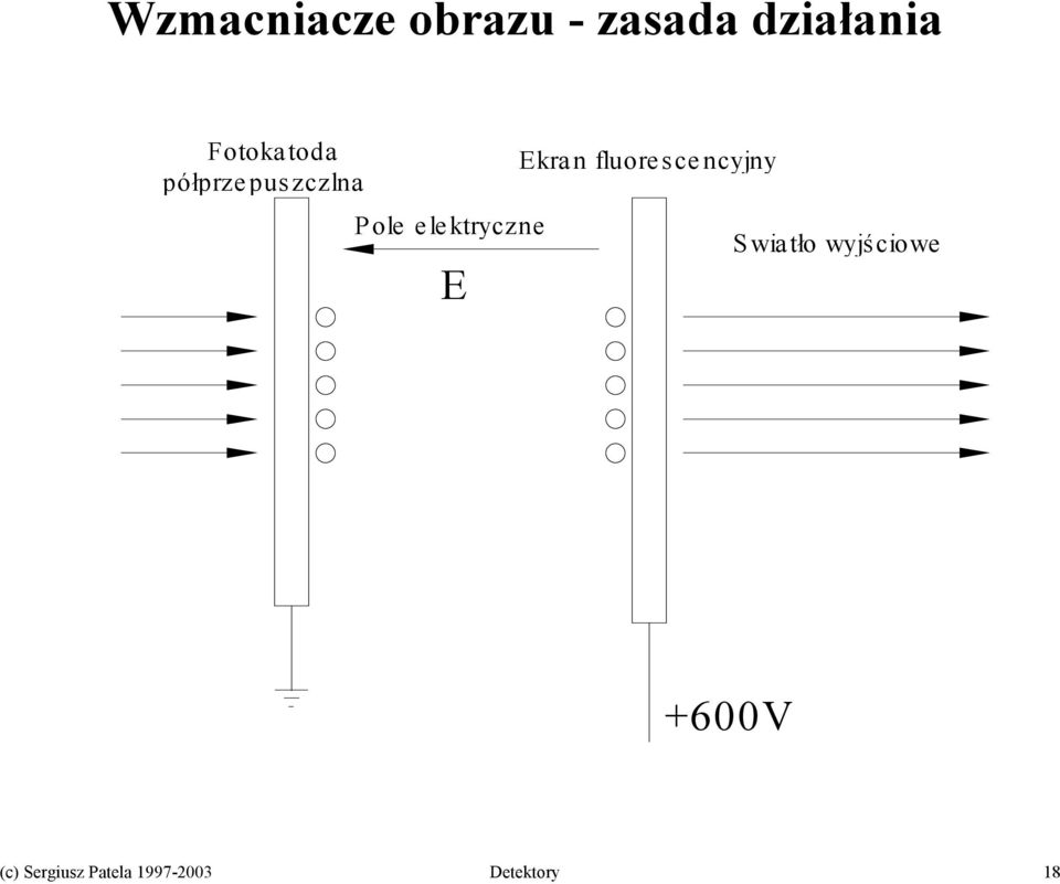 puszczlna Pole elektryczne E Swiatło