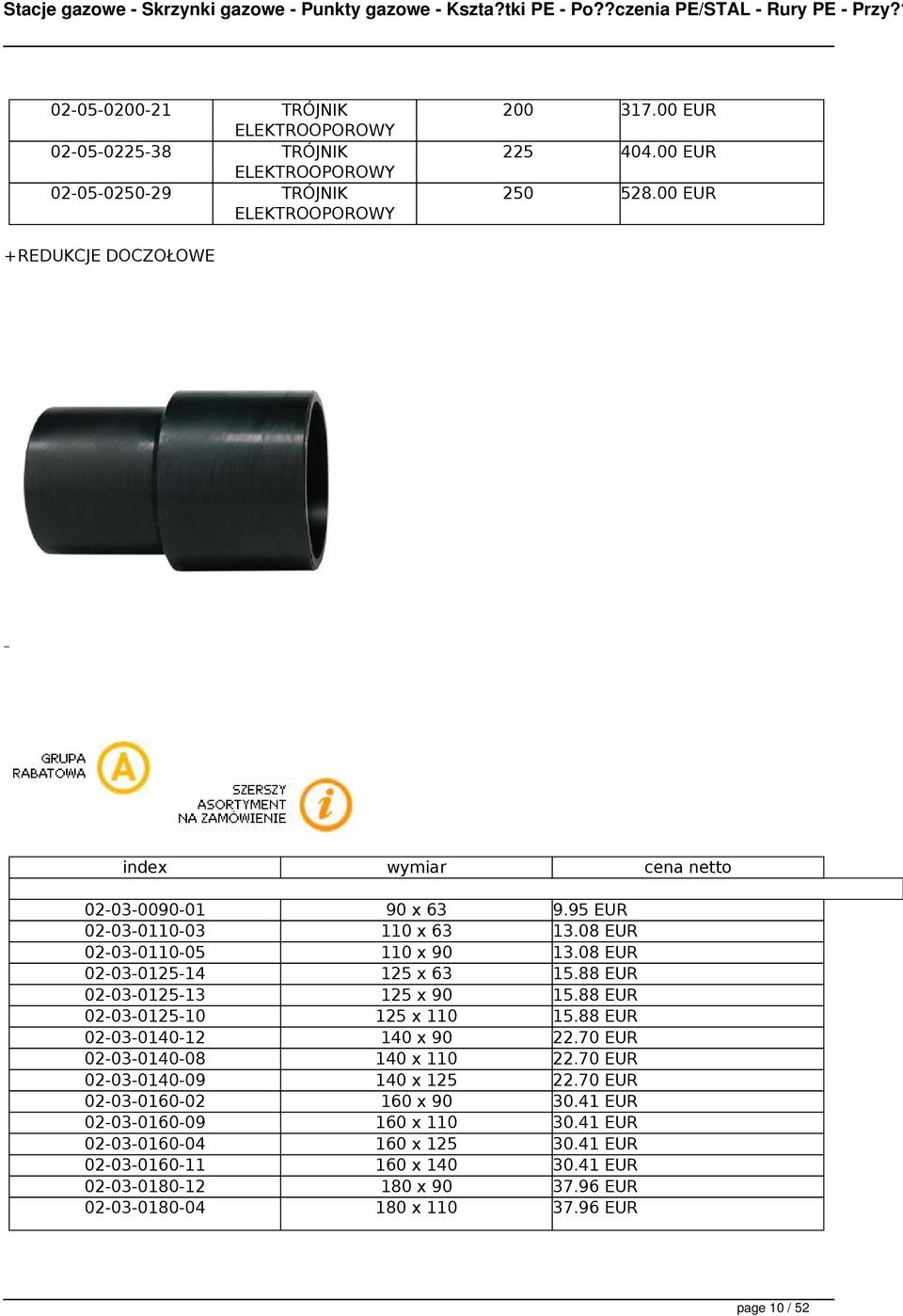 00 +REDUKCJE DOCZOŁOWE inde wymiar 02-03-0090-01 02-03-0110-03 02-03-0110-05 02-03-0125-14 02-03-0125-13 02-03-0125-10 02-03-0140-12 02-03-0140-08 02-03-0140-09