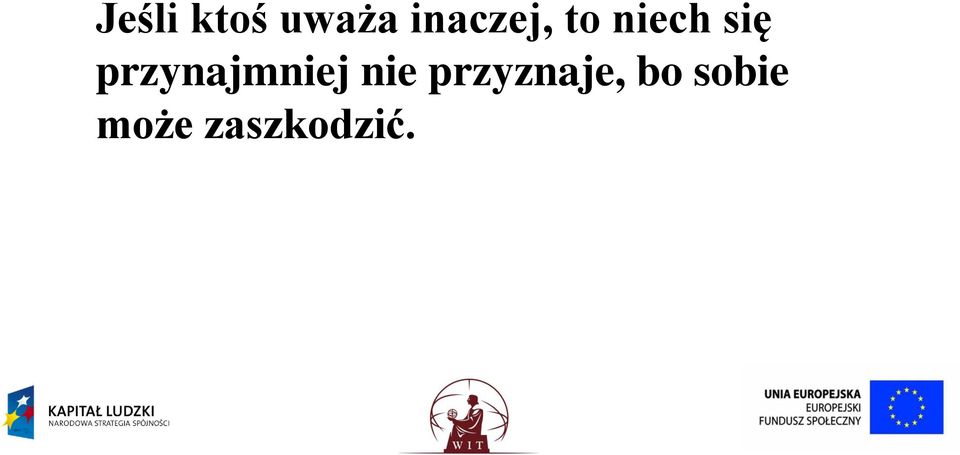 przynajmniej nie