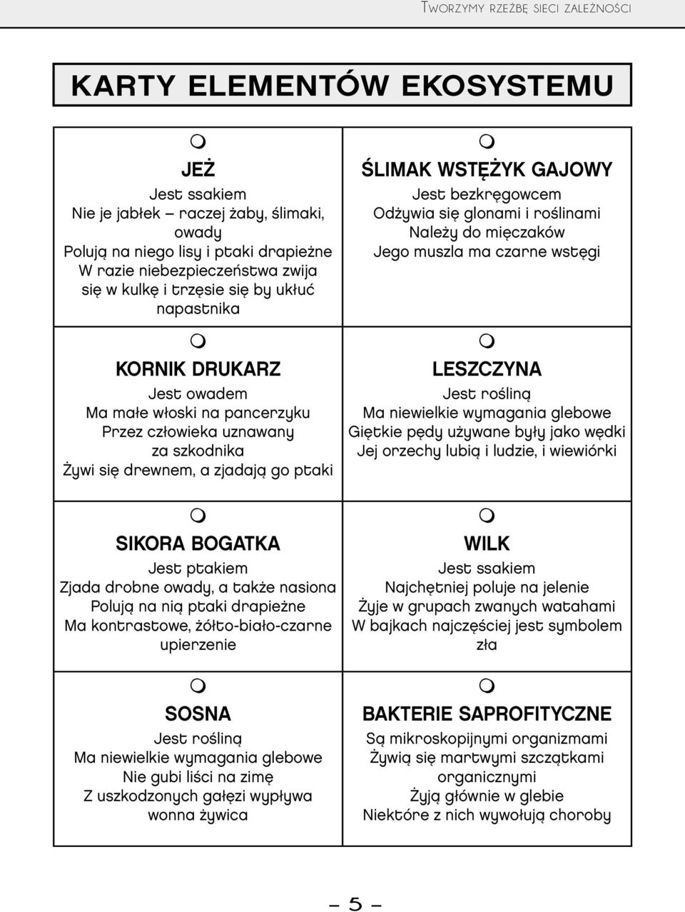 owady, a także nasiona Polują na nią ptaki drapieżne Ma kontrastowe, żółto-biało-czarne upierzenie SOSNA Ma niewielkie wymagania glebowe Nie gubi liści na zimę Z uszkodzonych gałęzi wypływa wonna