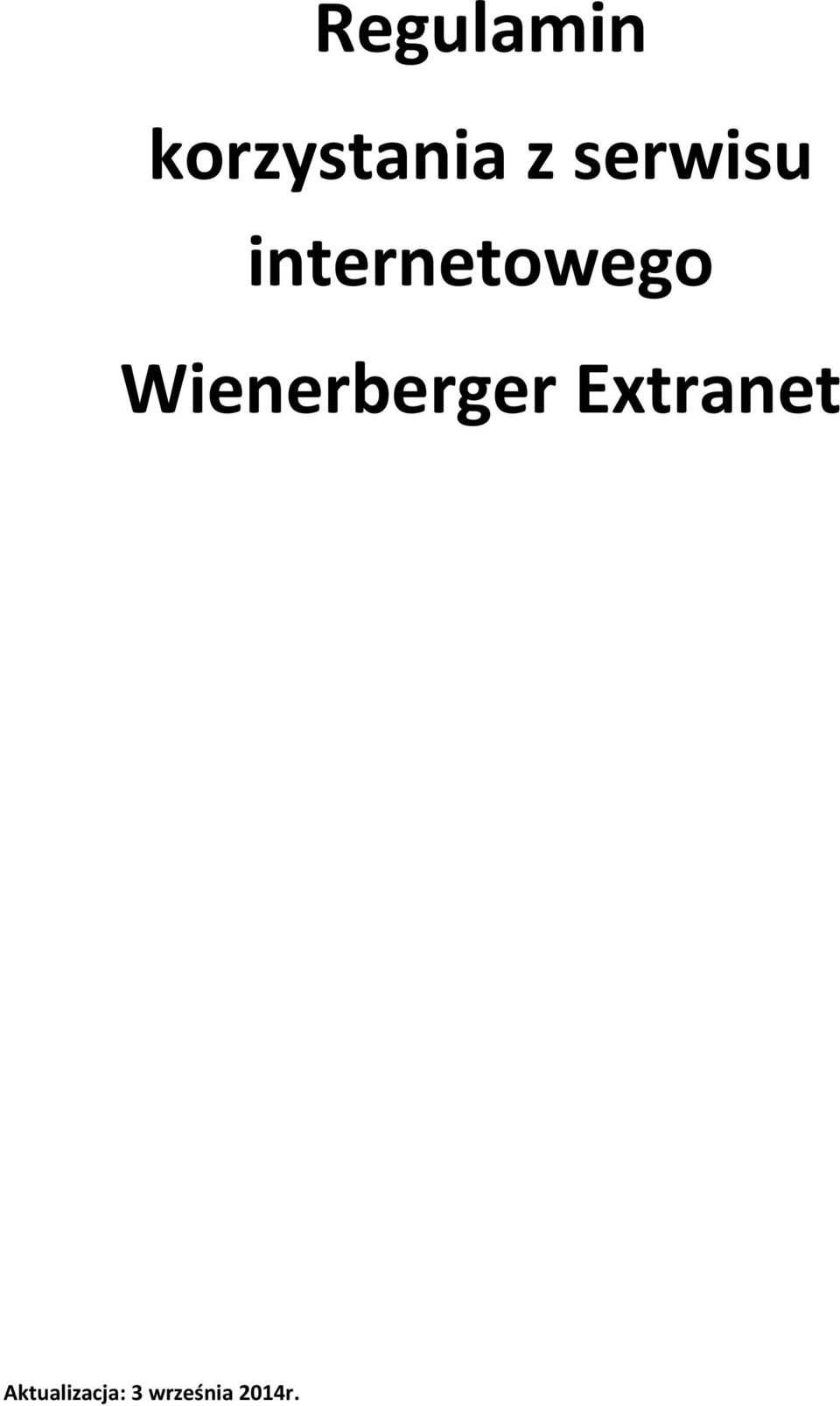 Wienerberger Extranet