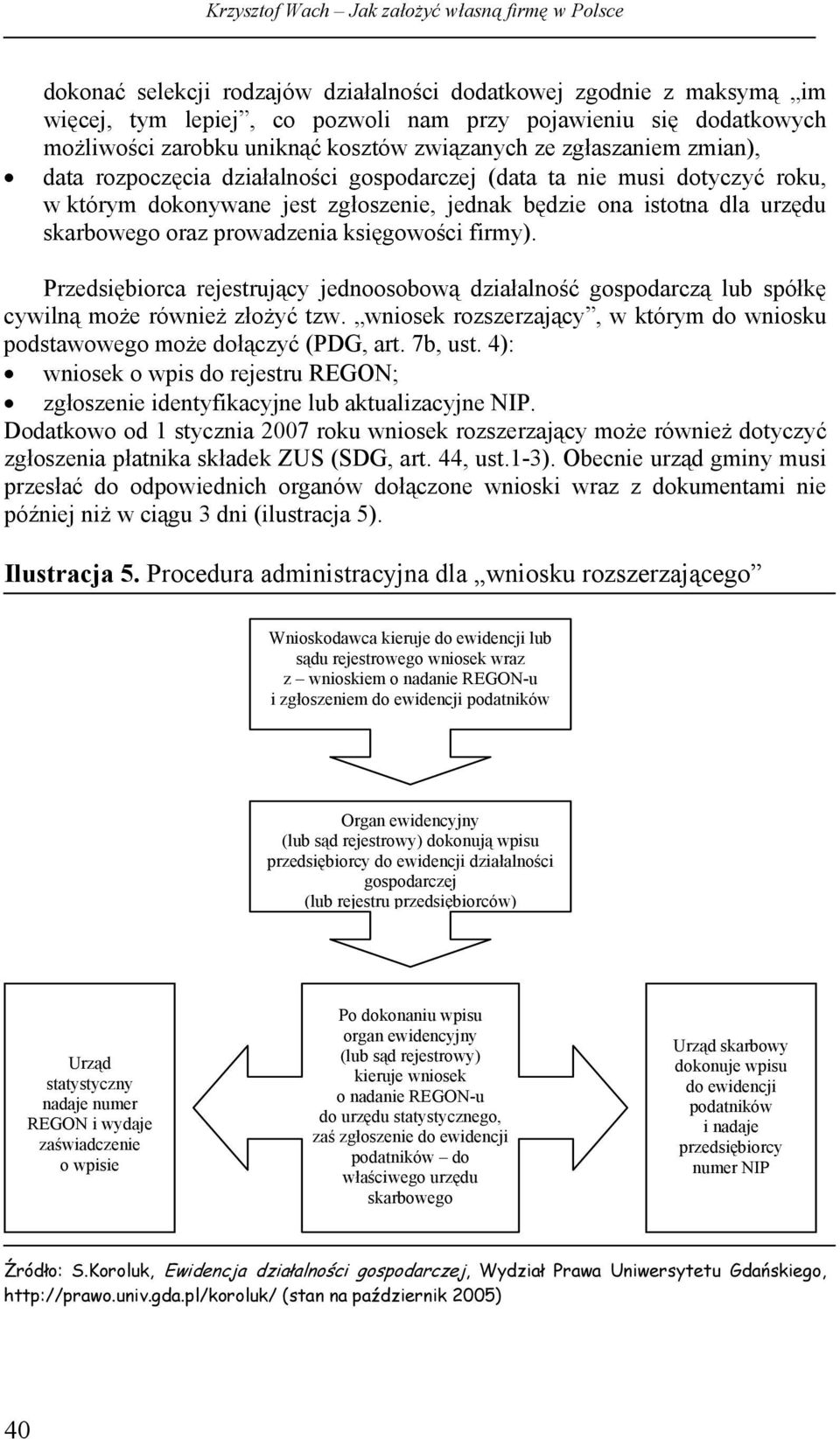 dla urzędu skarbowego oraz prowadzenia księgowości firmy). Przedsiębiorca rejestrujący jednoosobową działalność gospodarczą lub spółkę cywilną może również złożyć tzw.