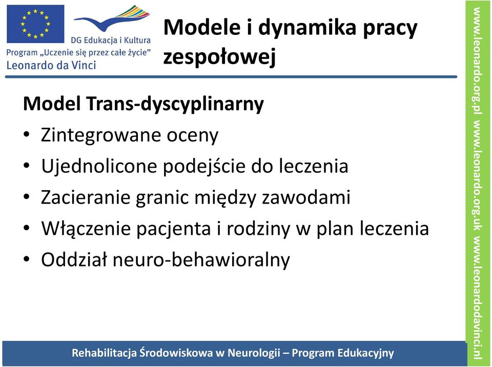 podejście do leczenia Zacieranie granic między