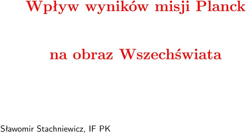 Wszechświata