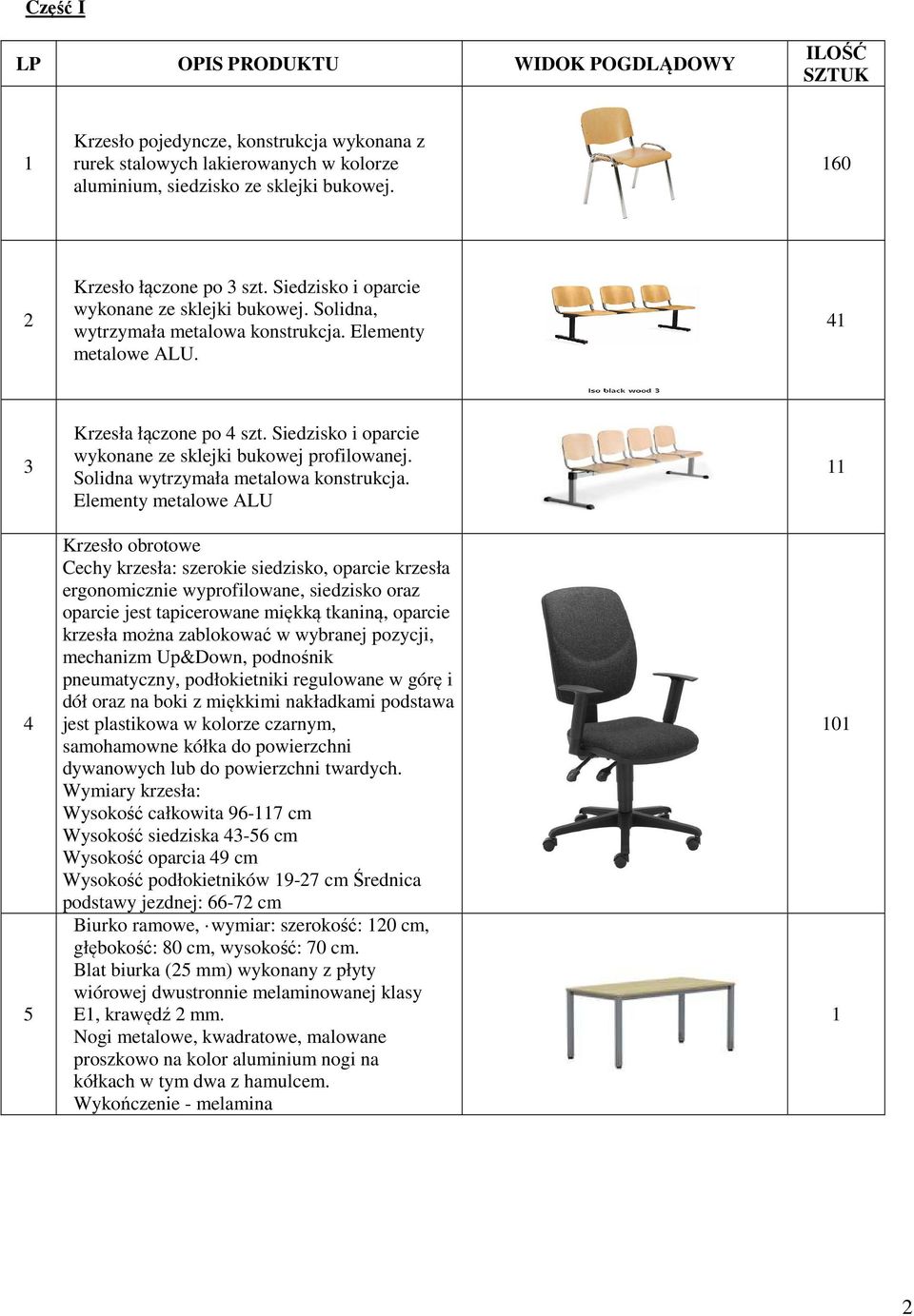 Siedzisko i oparcie wykonane ze sklejki bukowej profilowanej. Solidna wytrzymała metalowa konstrukcja.