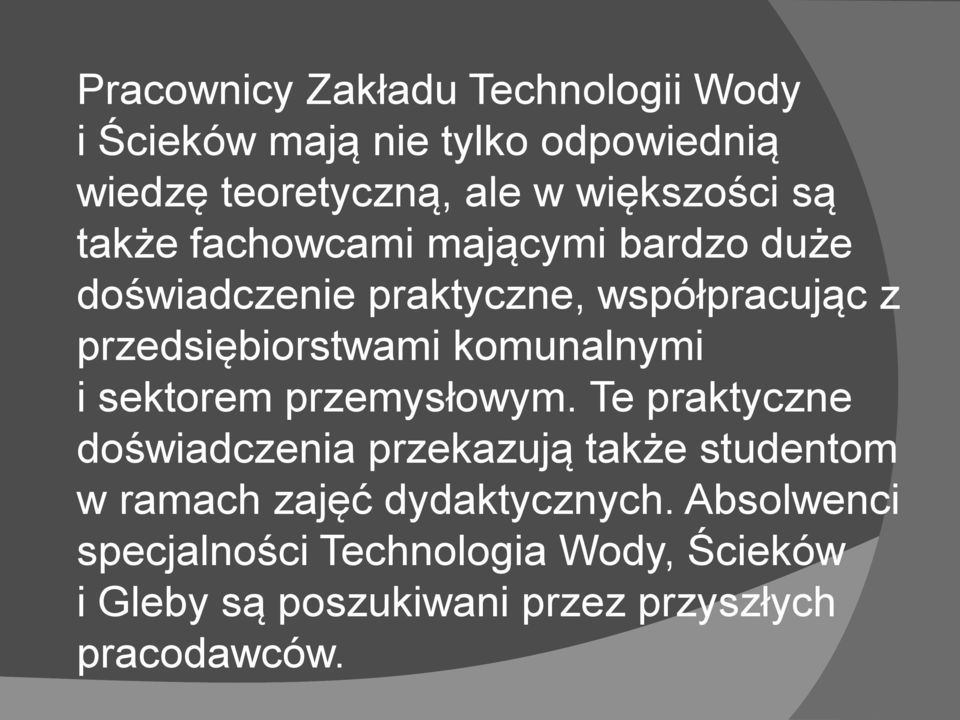 przedsiębiorstwami komunalnymi i sektorem przemysłowym.