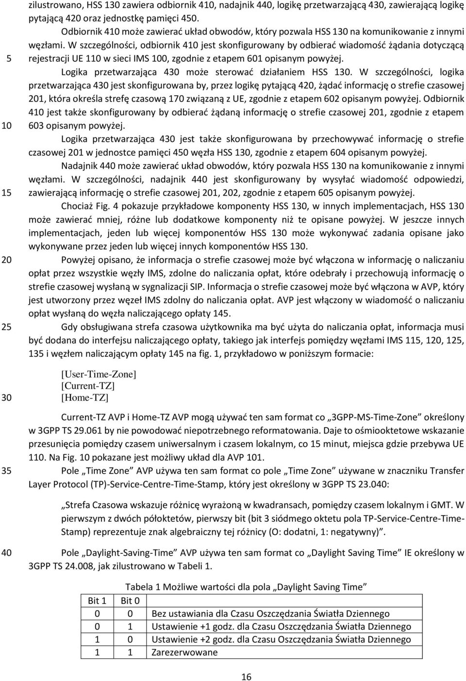 W szczególności, odbiornik 4 jest skonfigurowany by odbierać wiadomość żądania dotyczącą rejestracji UE 1 w sieci IMS 0, zgodnie z etapem 601 opisanym powyżej.