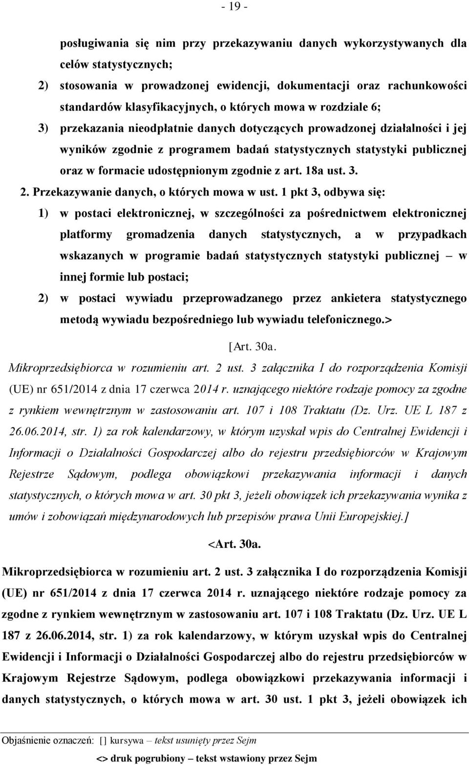 udostępnionym zgodnie z art. 18a ust. 3. 2. Przekazywanie danych, o których mowa w ust.