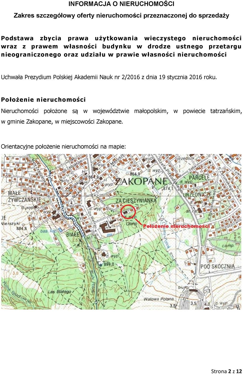 Uchwała Prezydium Polskiej Akademii Nauk nr 2/2016 z dnia 19 stycznia 2016 roku.