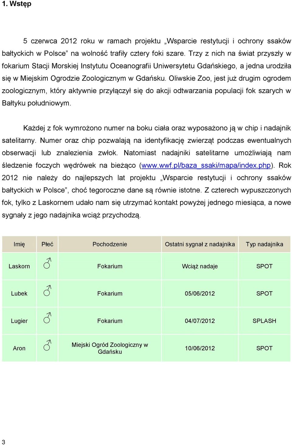 Oliwskie Zoo, jest już drugim ogrodem zoologicznym, który aktywnie przyłączył się do akcji odtwarzania populacji fok szarych w Bałtyku południowym.