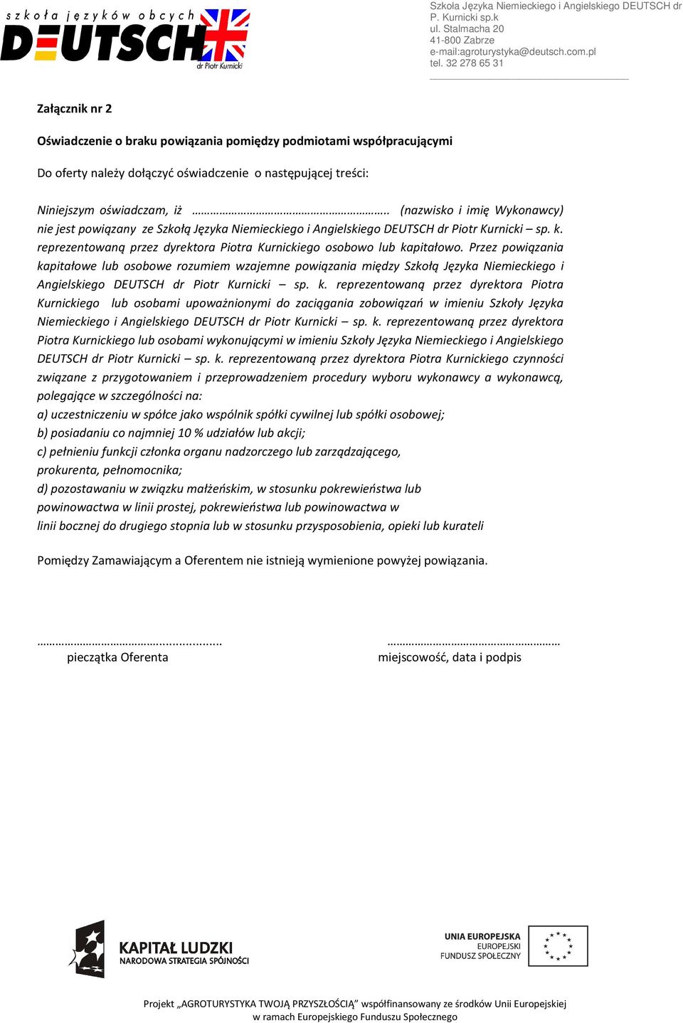 Przez powiązania ka