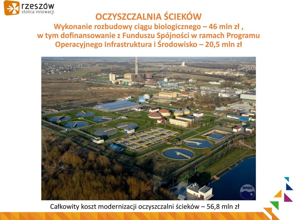 Programu Operacyjnego Infrastruktura i Środowisko 20,5 mln zł