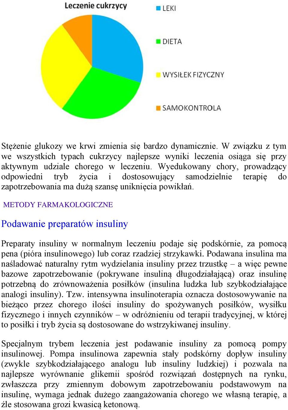 METODY FARMAKOLOGICZNE Podawanie preparatów insuliny Preparaty insuliny w normalnym leczeniu podaje się podskórnie, za pomocą pena (pióra insulinowego) lub coraz rzadziej strzykawki.