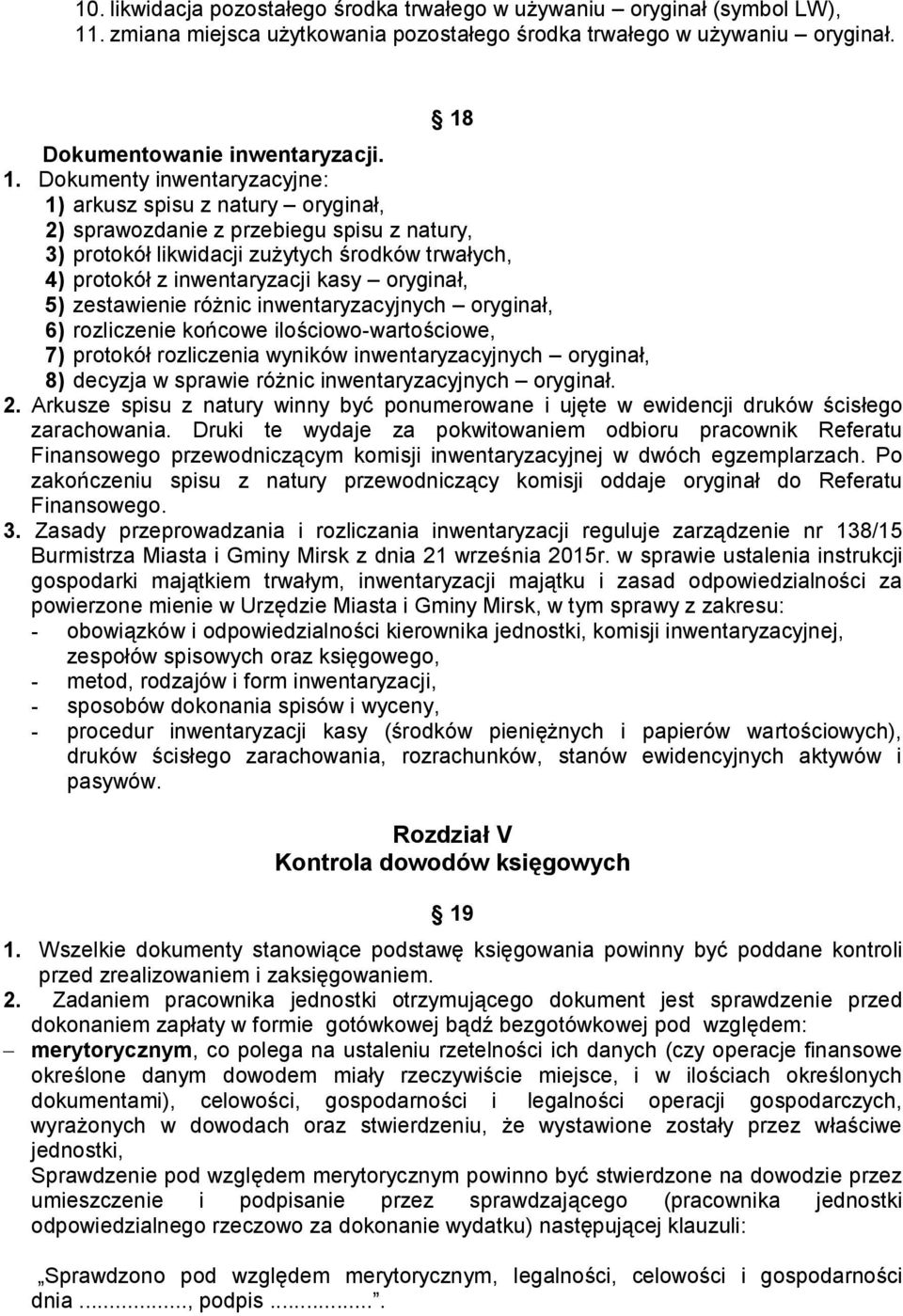 Dokumentowanie inwentaryzacji. 1.