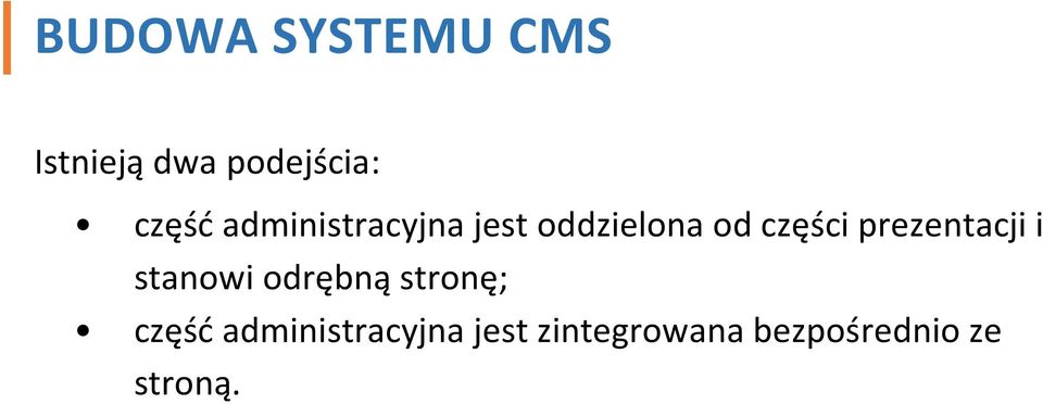 prezentacji i stanowi odrębną stronę; część