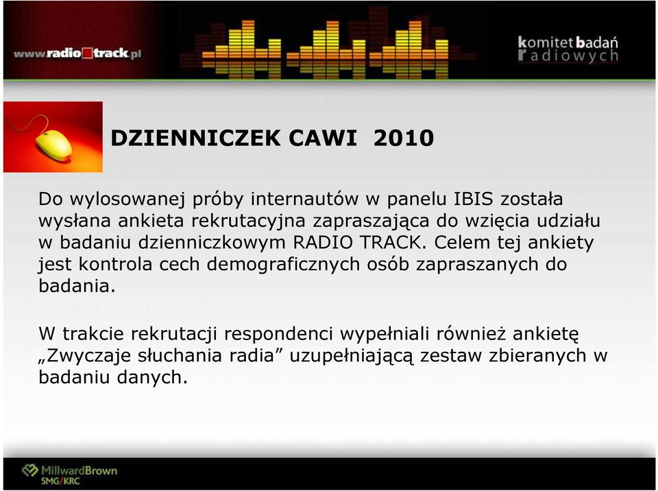 Celem tej ankiety jest kontrola cech demograficznych osób zapraszanych do badania.